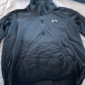 black quarter zip sweatshirt